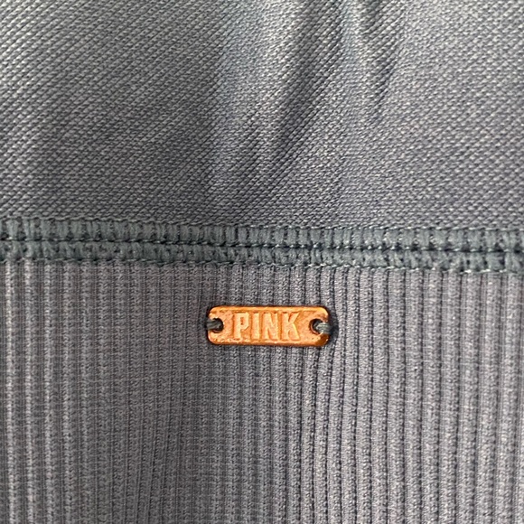 PINK Sport Blue Ombré Seamless Sports Bra Racer back Cutout Design Size Medium - Picture 5 of 10